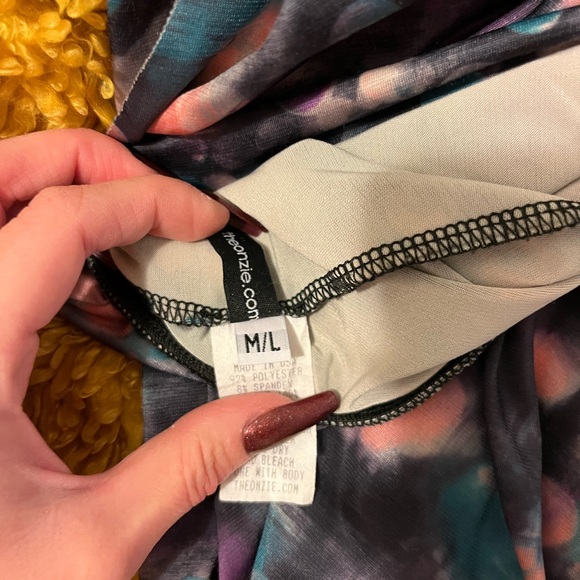 Onezie Pura Vida Flowy Split Leg Pants - Picture 9 of 12